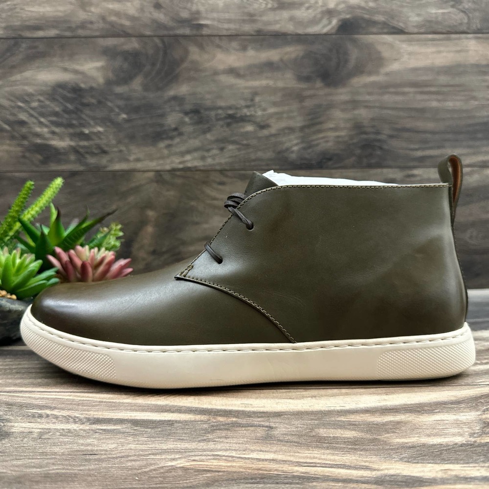 ❌SOLD❌NIB FitFlop Zackery 11 44 Forest Green Chukka Boots Leather - Picture 5 of 11